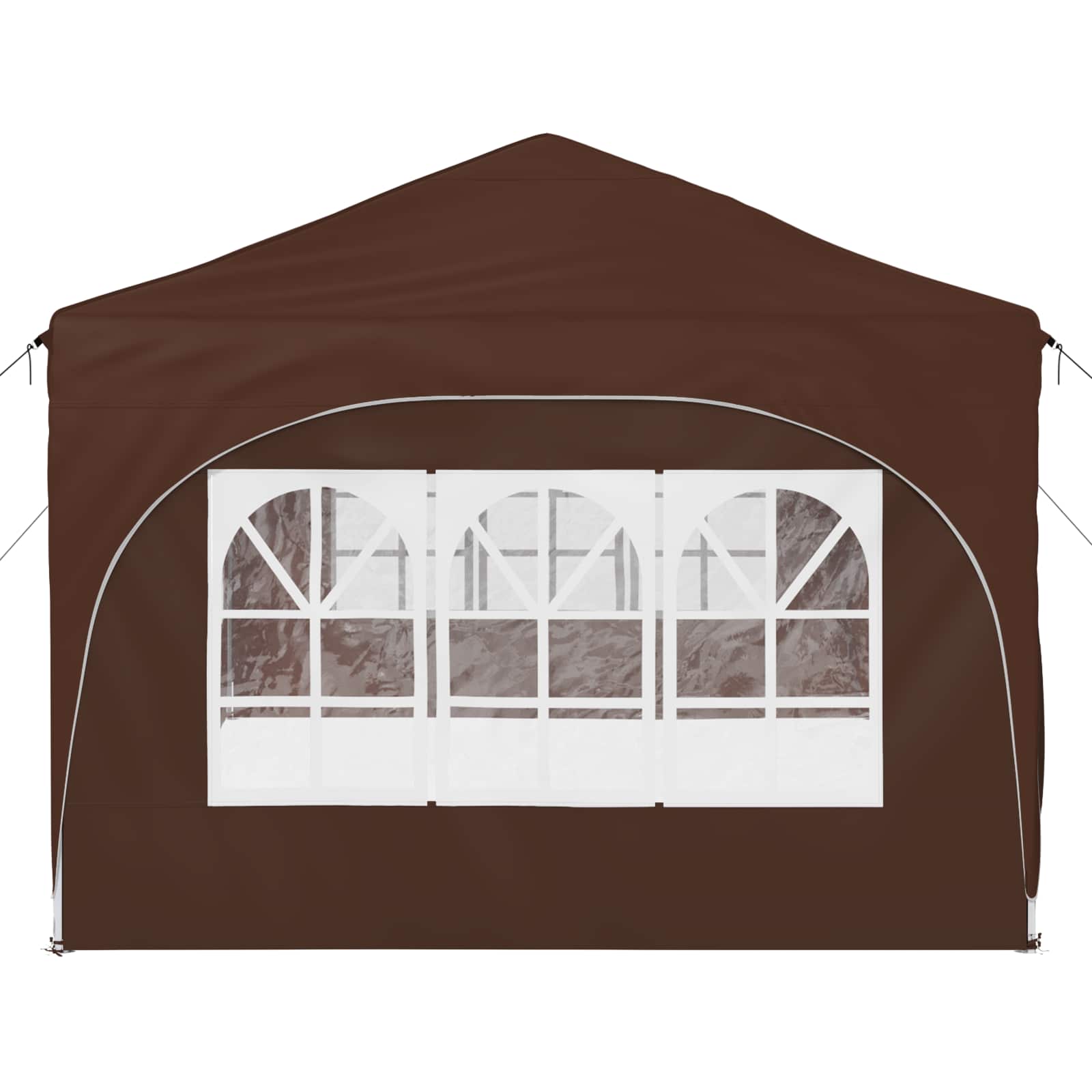 Pop-up partytent 575 x 288 x 245 cm Bruin Oxford Stof