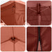 Pop-up partytent 575 x 288 x 245 cm Terracotta Oxford Stof