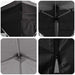 Pop-up partytent 575 x 288 x 245 cm Zwart Oxford Stof