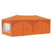 Pop-up partytent 575 x 288 x 245 cm Oranje Oxford Stof