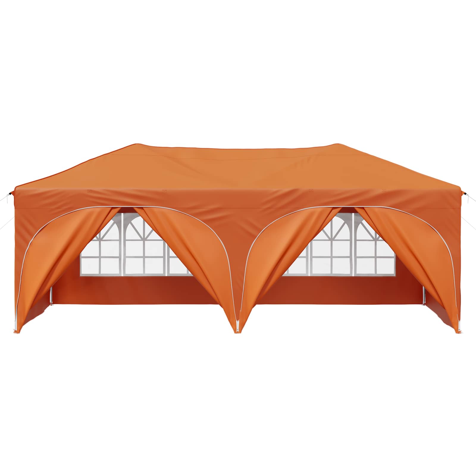 Pop-up partytent 575 x 288 x 245 cm Oranje Oxford Stof