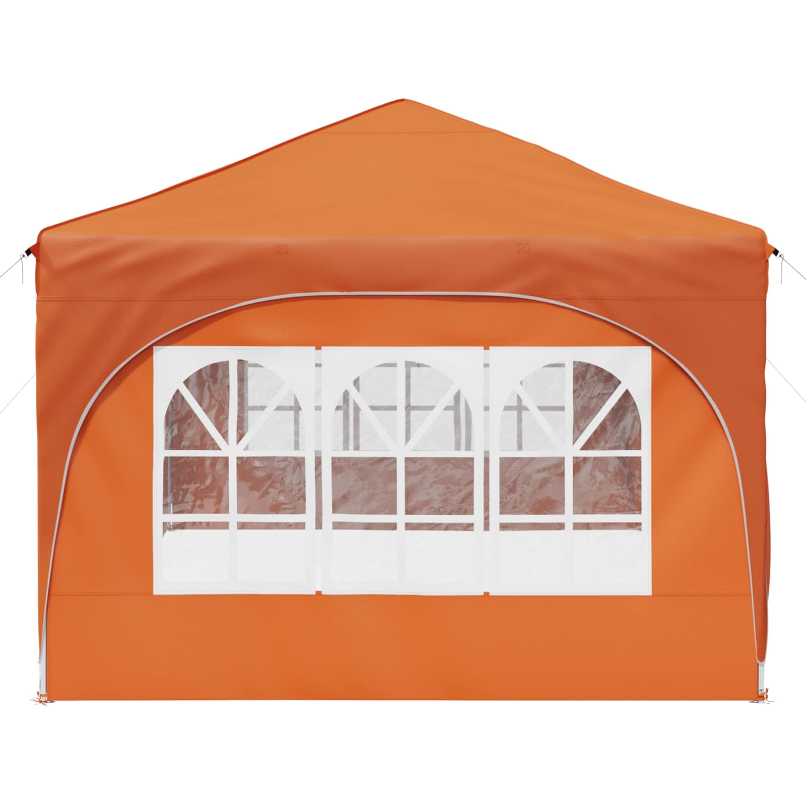 Pop-up partytent 575 x 288 x 245 cm Oranje Oxford Stof
