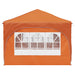 Pop-up partytent 575 x 288 x 245 cm Oranje Oxford Stof