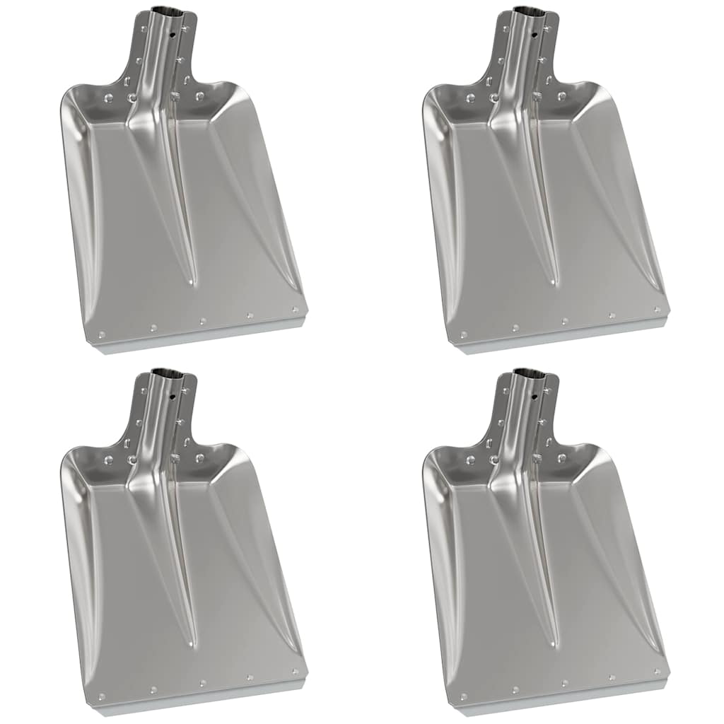 Schep Hoofd 4 st Zilver 43 x 32,5 cm Aluminium
