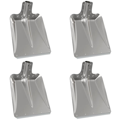 Schep Hoofd 4 st Zilver 43 x 32,5 cm Aluminium