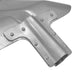 Schep Hoofd Zilver 45 x 38 cm Aluminium