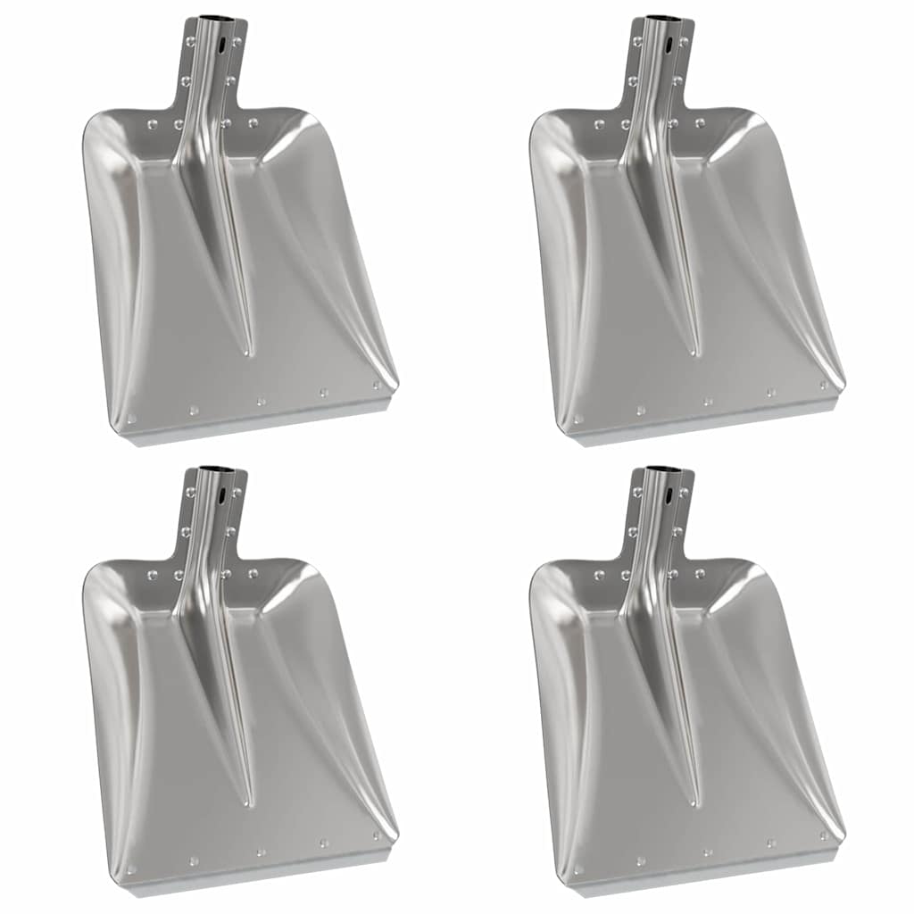 Schep Hoofd 4 st Zilver 45 x 38 cm Aluminium