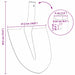 Schep Hoofd Rood 39,5 x 27,5 cm Gepoedercoat staal
