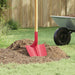 Schep Hoofd 4 st Rood 39,5 x 27,5 cm Gepoedercoat staal