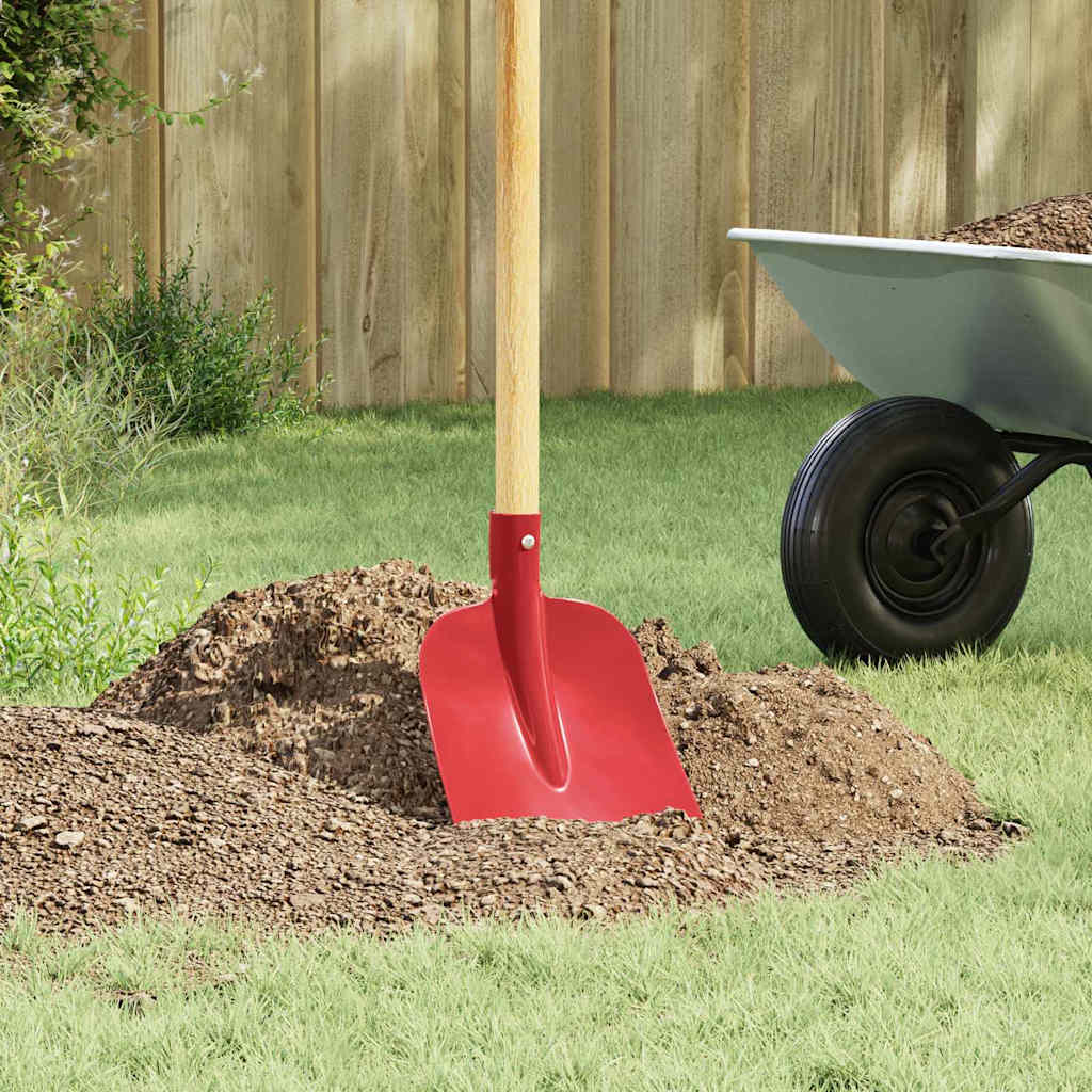 Schep Hoofd 4 st Rood 32 x 24,5 cm Gepoedercoat staal