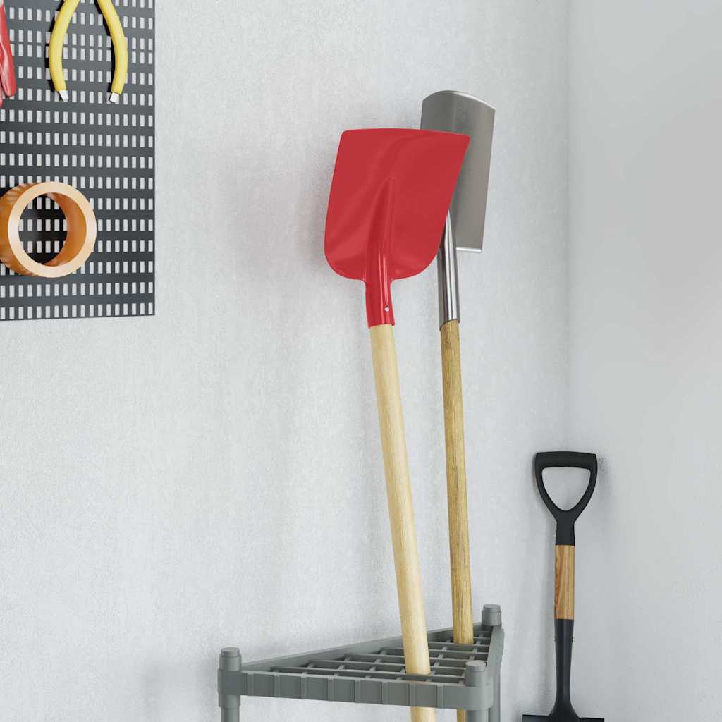 Schep Hoofd 4 st Rood 32 x 24,5 cm Gepoedercoat staal