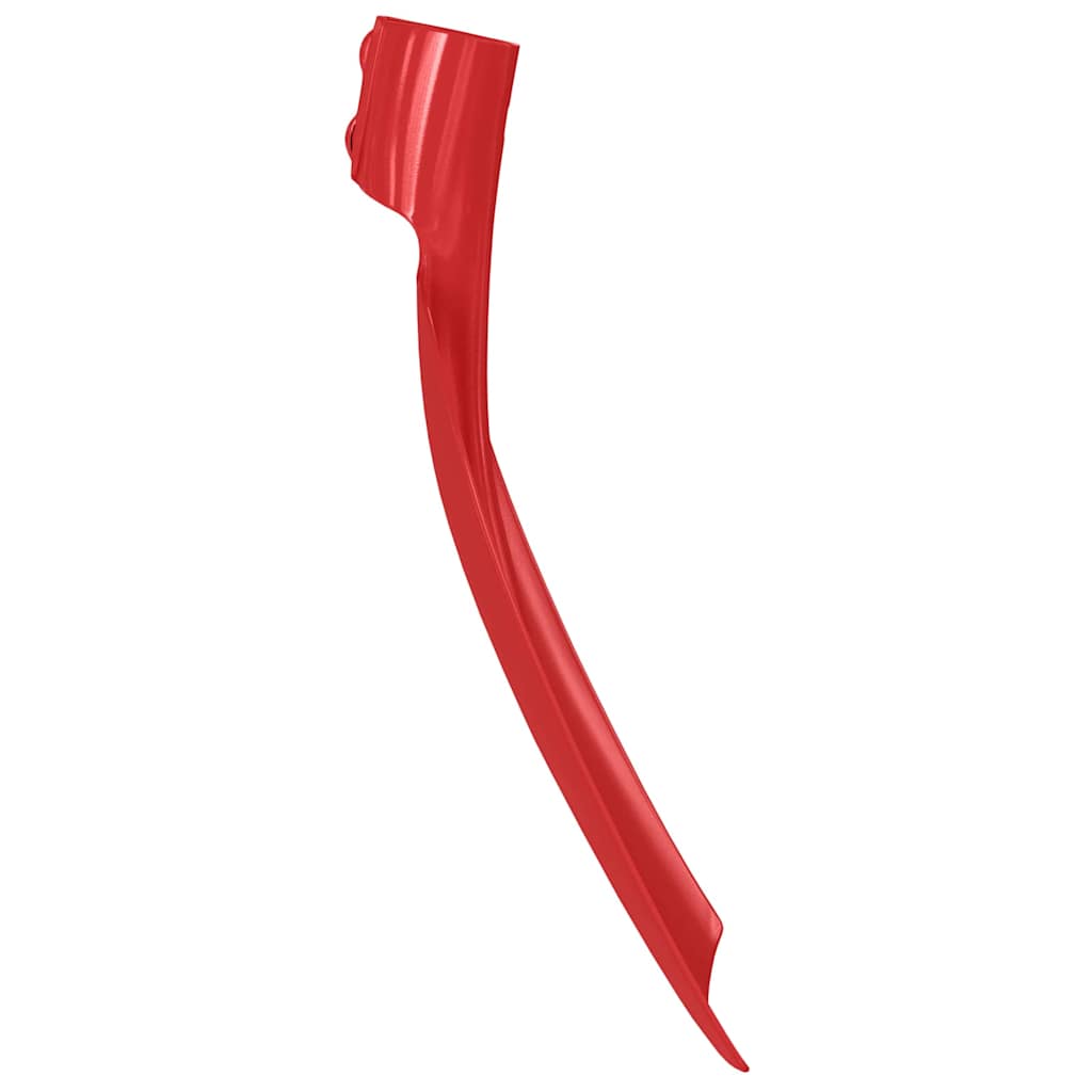 Schep Hoofd 4 st Rood 32 x 24,5 cm Gepoedercoat staal