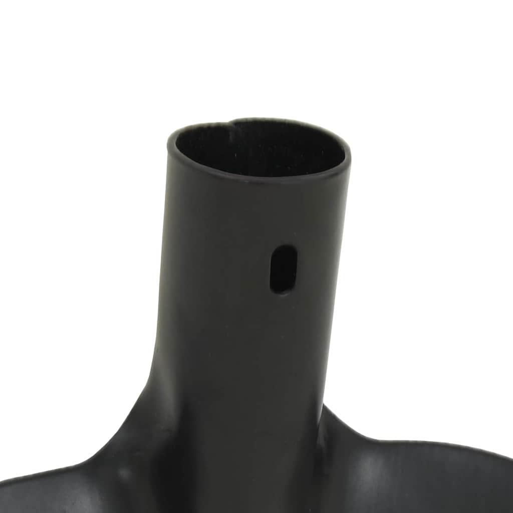 Schep Hoofd 4 st Zwart 34,5 x 24 cm Gepoedercoat staal