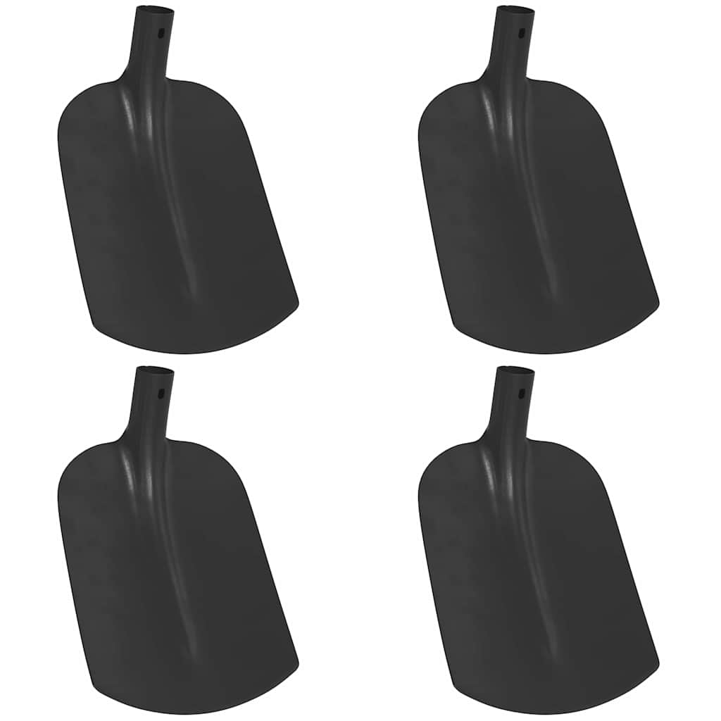 Schep Hoofd 4 st Zwart 34,5 x 24 cm Gepoedercoat staal