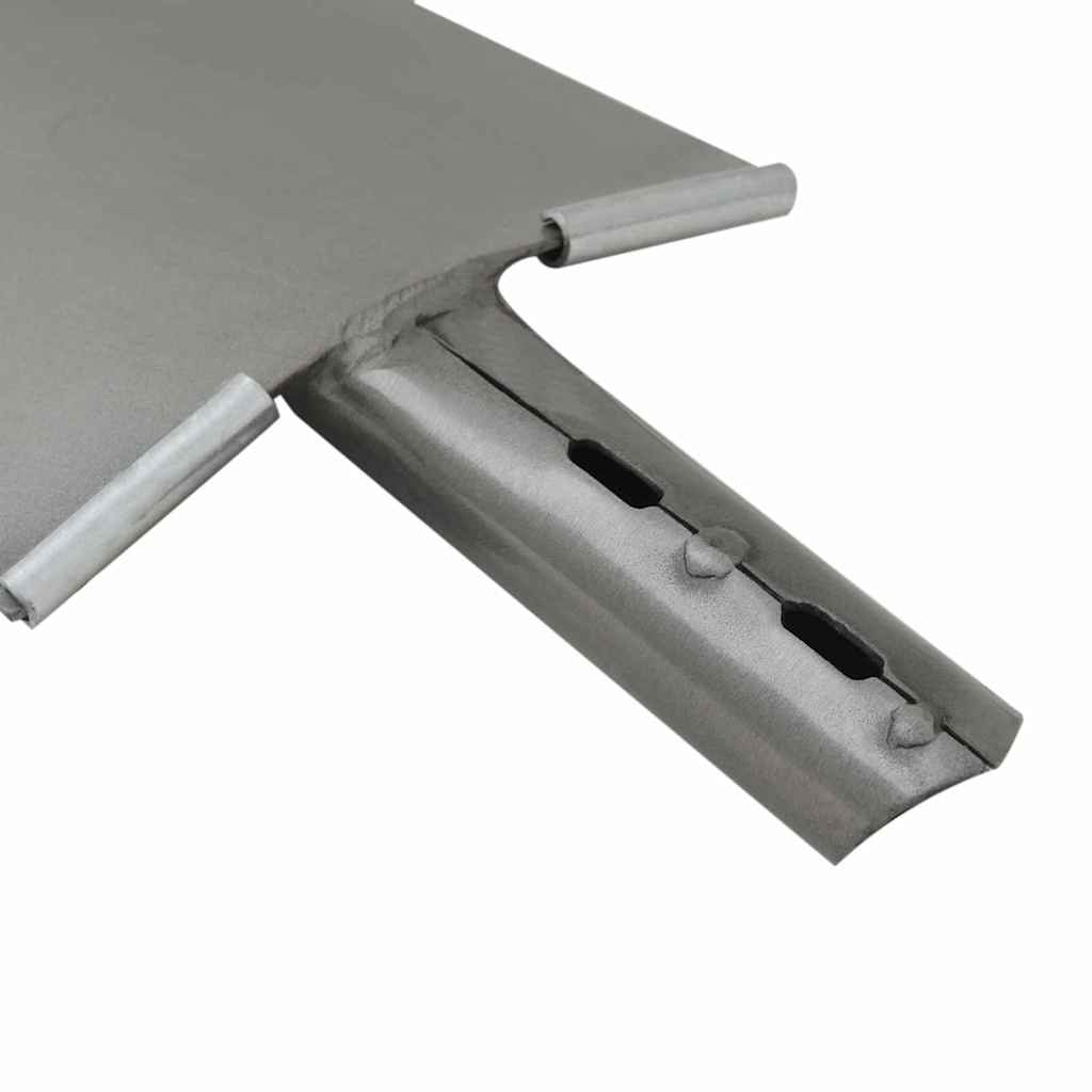 Schep Hoofd 4 st Zilver 43 x 17 cm Gepoedercoat staal