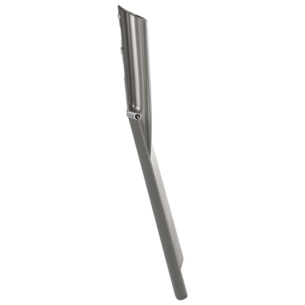 Schep Hoofd 4 st Zilver 43 x 17 cm Gepoedercoat staal