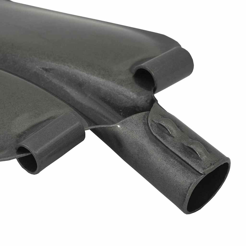 Schep Hoofd Zilver 33 x 21 cm Gepoedercoat staal