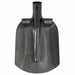 Schep Hoofd Zilver 33 x 21 cm Gepoedercoat staal