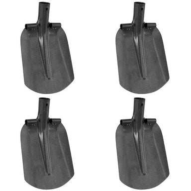 Schep Hoofd 4 st Zilver 33 x 21 cm Gepoedercoat staal