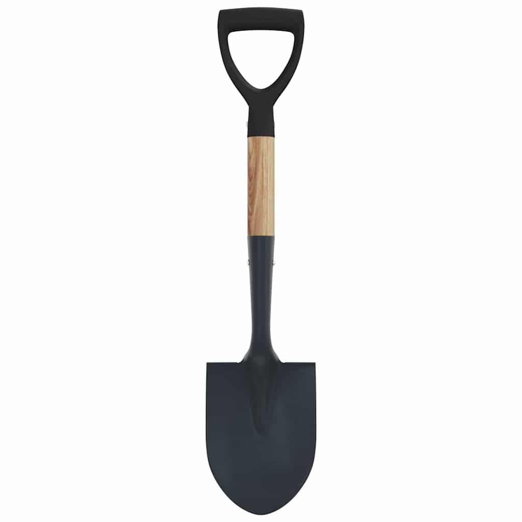 Schep Zwart 68,5 cm Krachtig gecoat staal en massief hout