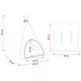 Dieren teepee met kussen Wit en Grijs 50 x 50 x 60 cm Polyester
