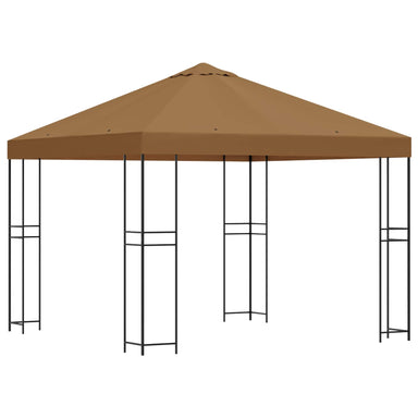 Paviljoen 3 x 3 m Beige Polyester en staal 190 gsm