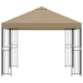 Paviljoen 3 x 3 m Beige Polyester en staal 190 gsm