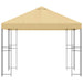 Paviljoen 3 x 3 m Crèmekleurig Polyester en staal 190 gsm
