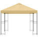 Paviljoen 3 x 3 m Crèmekleurig Polyester en staal 190 gsm