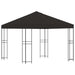 Paviljoen 3 x 3 m Antracietkleurig Polyester en staal 190 gsm