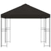 Paviljoen 3 x 3 m Antracietkleurig Polyester en staal 190 gsm