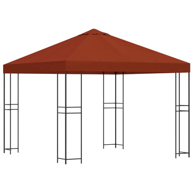 Paviljoen 3 x 3 m Terracotta Polyester en staal 190 gsm