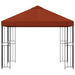 Paviljoen 3 x 3 m Terracotta Polyester en staal 190 gsm