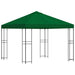 Paviljoen 3 x 3 m Groen Polyester en staal 190 gsm