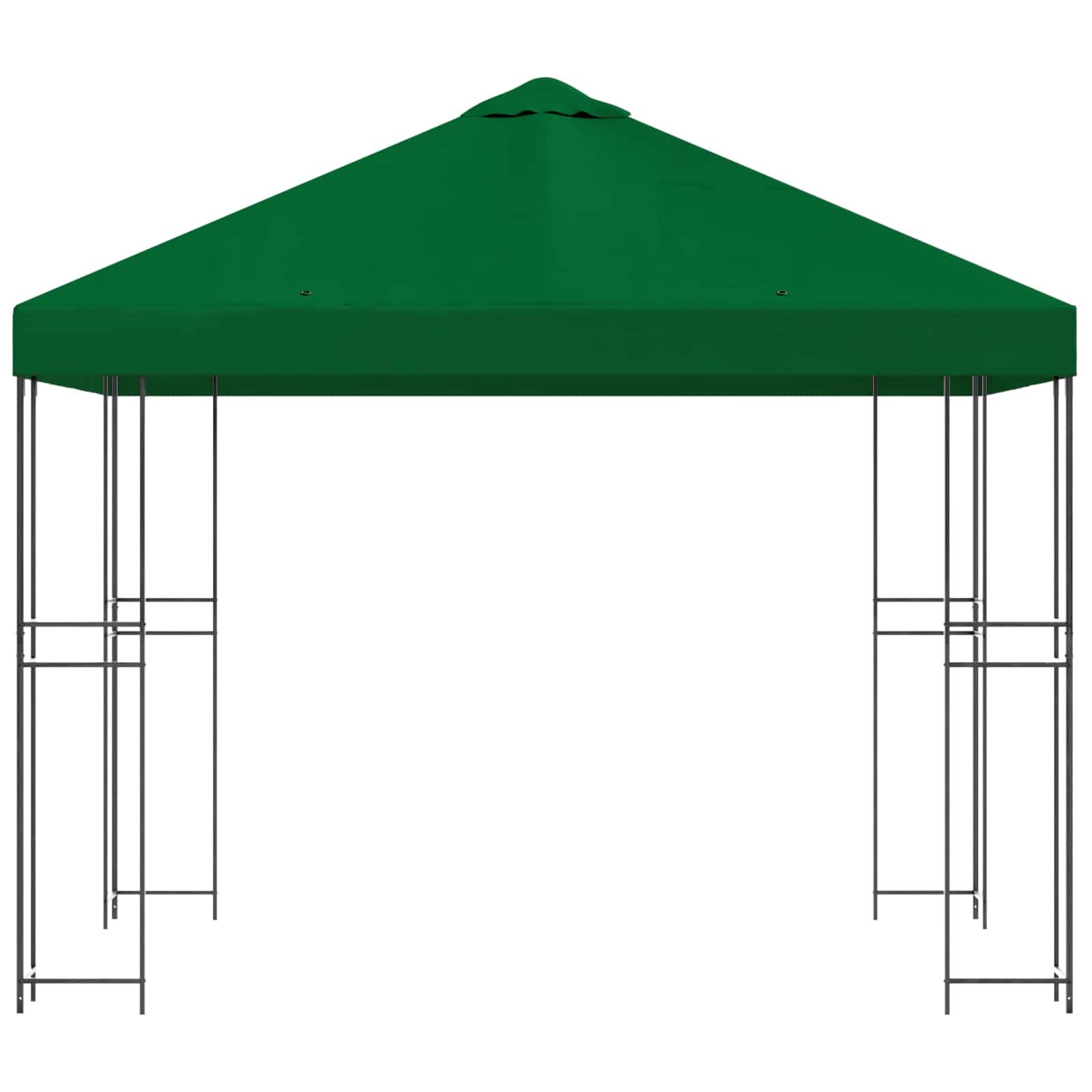 Paviljoen 3 x 3 m Groen Polyester en staal 190 gsm