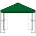 Paviljoen 3 x 3 m Groen Polyester en staal 190 gsm