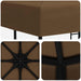 Paviljoen 3 x 3 m Taupe Polyester en staal 190 gsm
