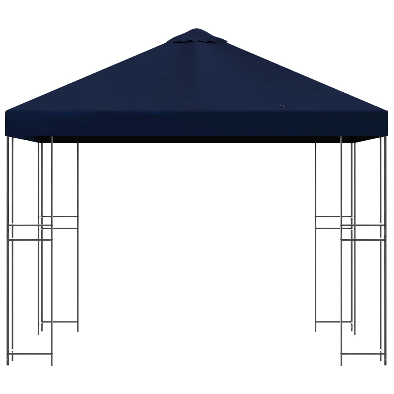 Paviljoen 3 x 3 m Blauw Polyester en staal 190 gsm