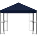 Paviljoen 3 x 3 m Blauw Polyester en staal 190 gsm