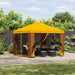 Paviljoen 3 x 3 m Geel Polyester en staal 190 gsm
