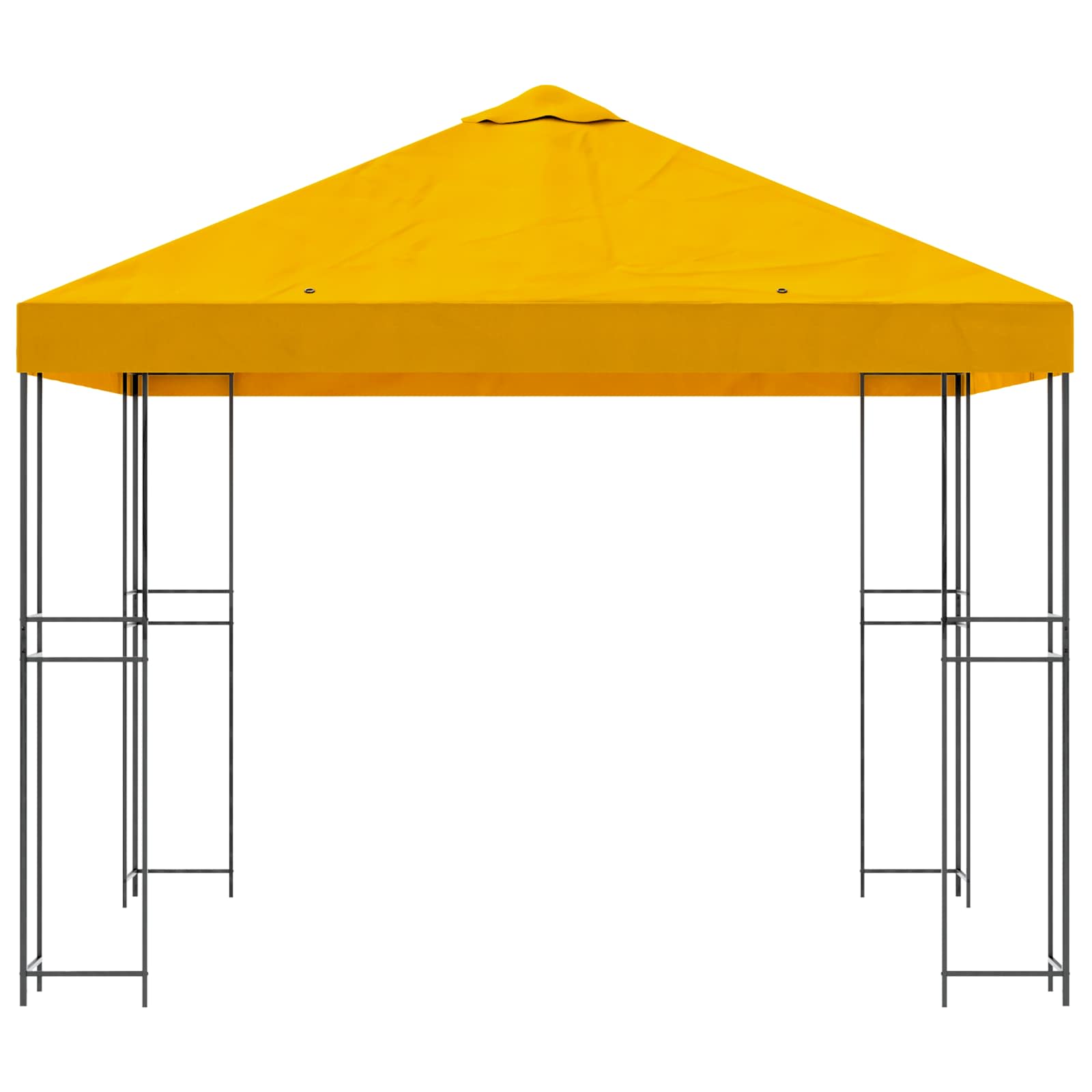 Paviljoen 3 x 3 m Geel Polyester en staal 190 gsm