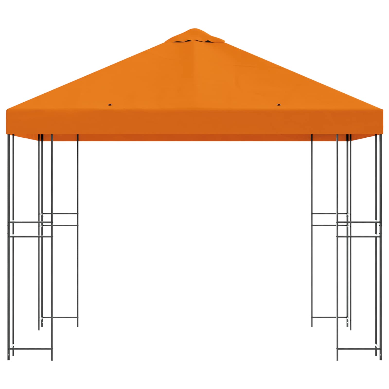 Paviljoen 3 x 3 m Oranje Polyester en staal 190 gsm