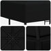 Paviljoen 3 x 3 m Zwart Polyester en staal 190 gsm