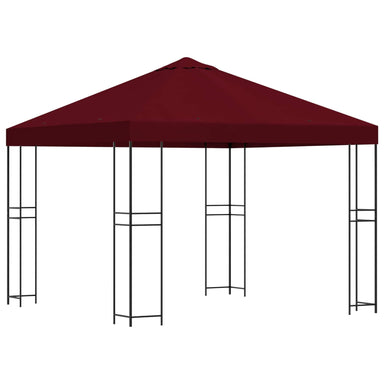 Paviljoen 3 x 3 m Bordeauxrood Polyester en staal 190 gsm