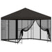 Tuin Gazebo met Zijwanden 3 x 3 m Antracietkleurig