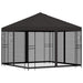 Tuin Gazebo met Zijwanden 3 x 3 m Antracietkleurig