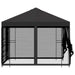 Tuin Gazebo met Zijwanden 3 x 3 m Antracietkleurig