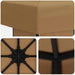 Paviljoen 3 x 3 m Beige Polyester en staal 190 gsm
