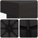 Paviljoen 3 x 3 m Antracietkleurig Polyester en staal 190 gsm