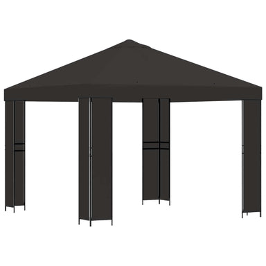 Paviljoen 3 x 3 m Antracietkleurig Polyester en staal 190 gsm